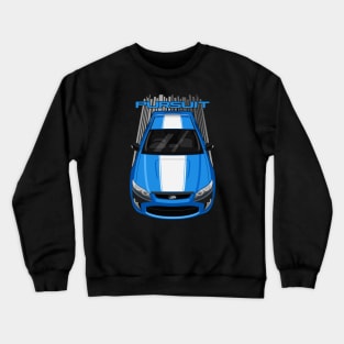 Ford FPV Pursuit UTE - Blue - White Stripe Crewneck Sweatshirt